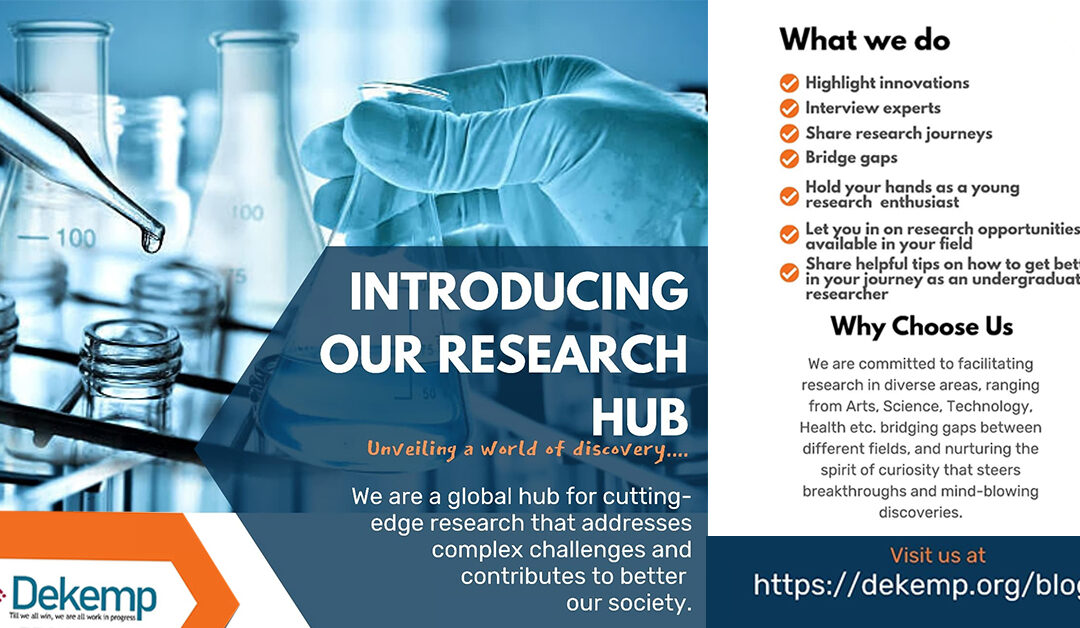 Introducing Our Research Hub: Unveiling A World of Discovery