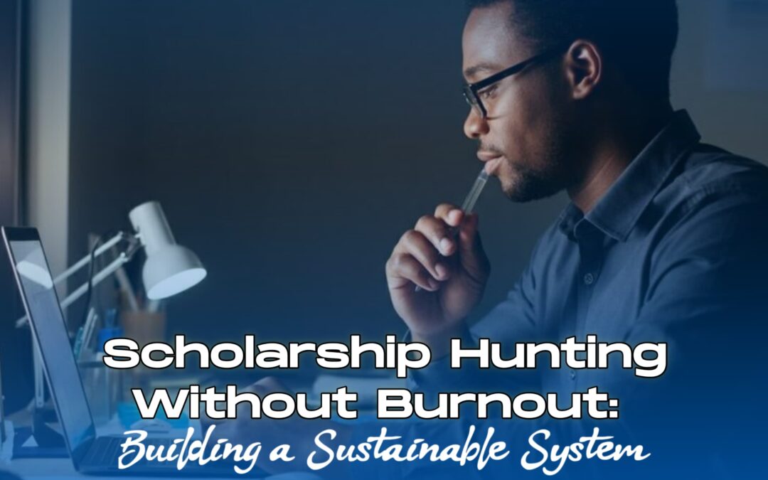Scholarship Hunting Without Burnout: Building a Sustainable System